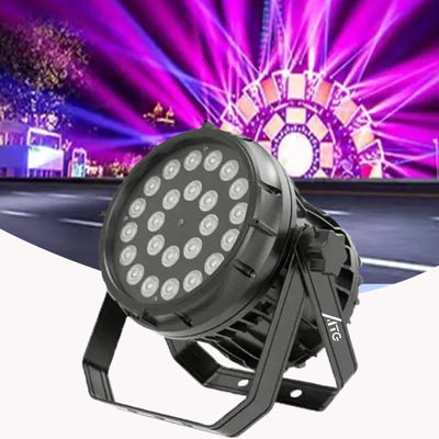 Luz LED de color completo 6In1 de plástico PAR 7500K para iluminación de escenarios al aire libre
