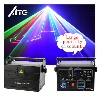 6kg 5-10W RGB luz de color completo discoteca club nocturno efecto especial luces de escenario LED luces de exterior láser luz láser Dj