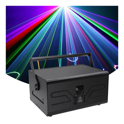 10W Luz láser RGB a todo color TUV Certificado para espectáculo de escenario DJ Disco Navidad